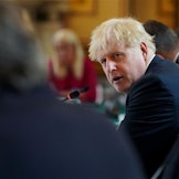 I HARDT VÆR: Boris Johnsons regjering la nylig frem et omstridt lovforslag som strider mot den den såkalte 