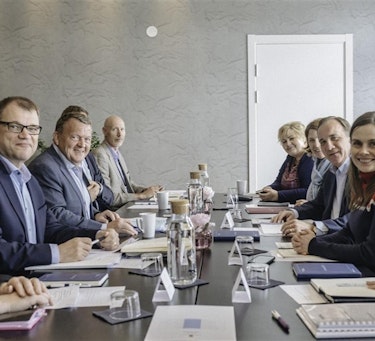 De nordiske statsministerne under det årlige, uformelle møtet i mai i år (Foto: Statsministerens kontor