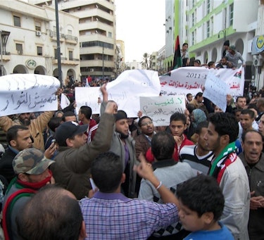 Protester mot prisøkninger i Libya